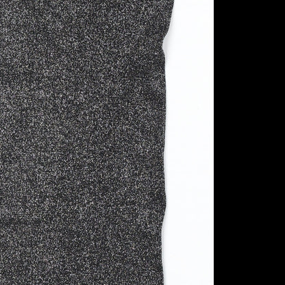 Oasis Womens Silver Viscose Bandage Skirt Size M