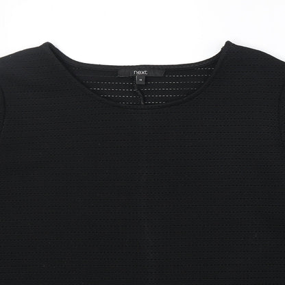 Womens UK Size 14 NEXT Black Basic T-Shirt
