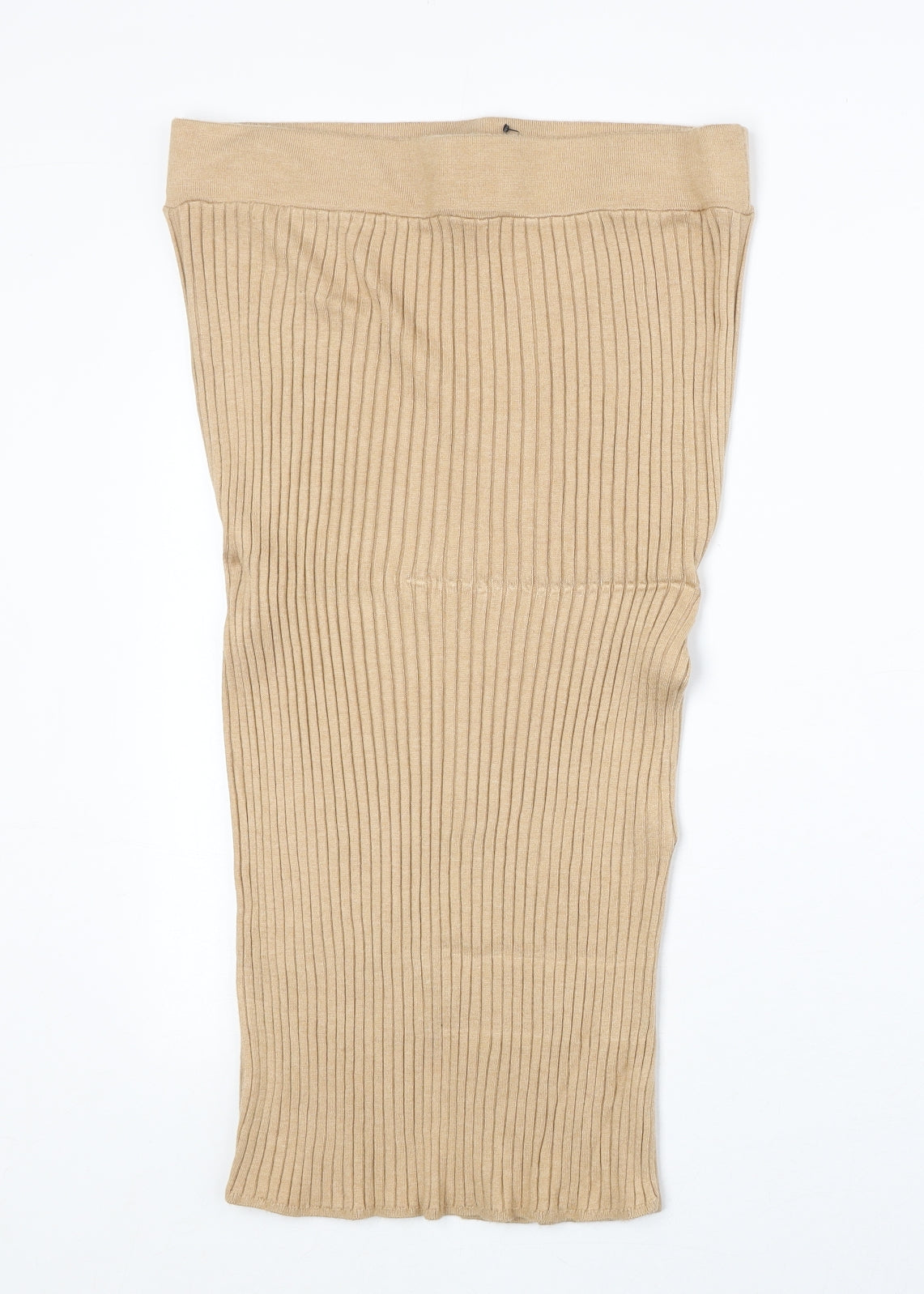 Marks and Spencer Womens Yellow Viscose Bandage Skirt Size M