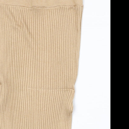 Marks and Spencer Womens Yellow Viscose Bandage Skirt Size M