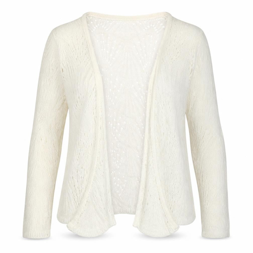 Womens UK Size XS David Emanuel Ivory Cardigan Jumper