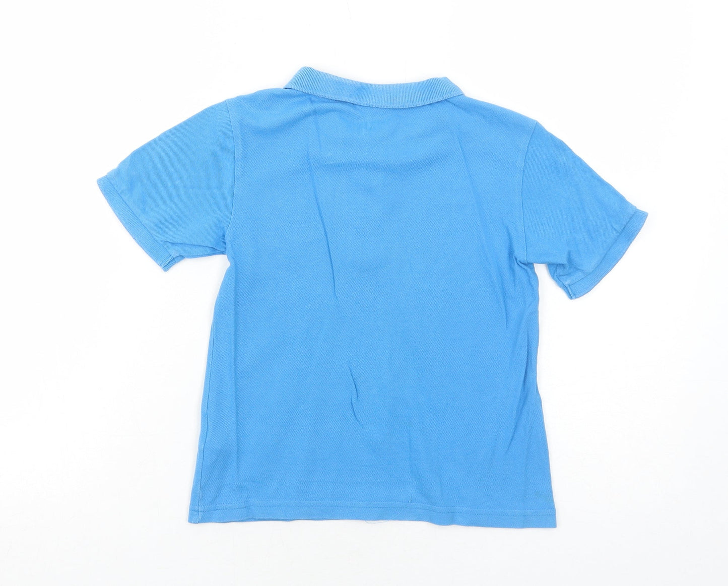 Gola Boys Blue Cotton Basic Polo Size 4-5 Years Collared Button
