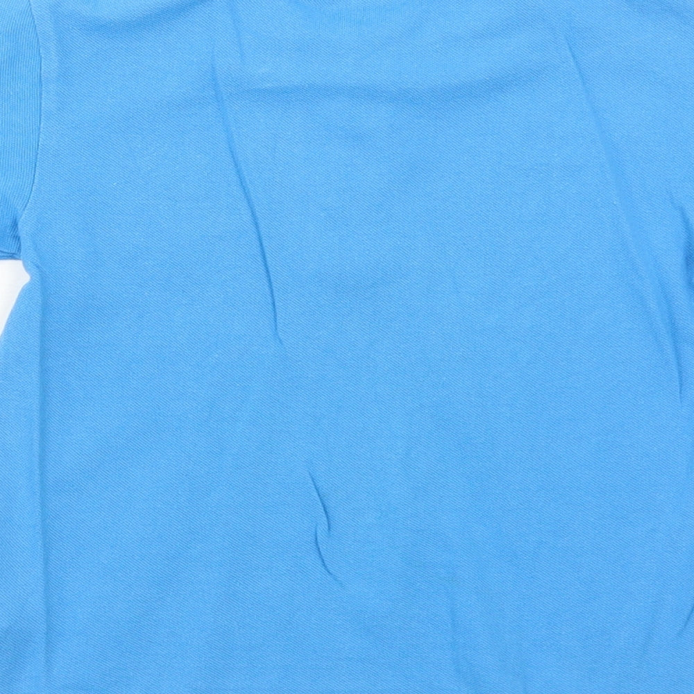 Gola Boys Blue Cotton Basic Polo Size 4-5 Years Collared Button