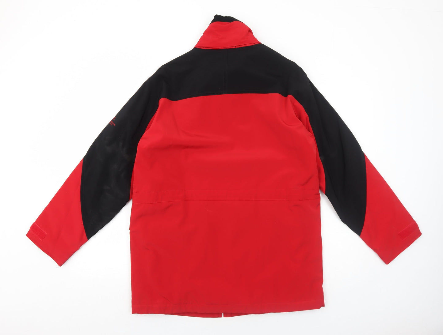 Mens UK Size S Liz Claiborne Red Windbreaker Coat