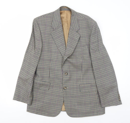 Mens UK Size 40 Burton Regular Multicoloured Suit Jacket
