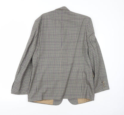 Mens UK Size 40 Burton Regular Multicoloured Suit Jacket