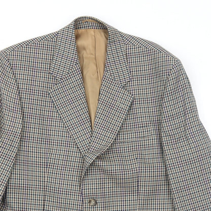 Mens UK Size 40 Burton Regular Multicoloured Suit Jacket