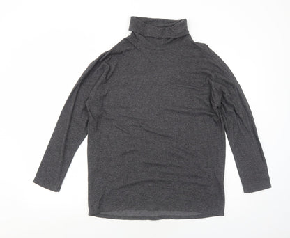 Womens UK Size 12 New Look Grey Basic T-Shirt