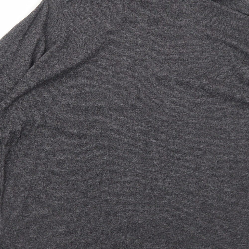 Womens UK Size 12 New Look Grey Basic T-Shirt