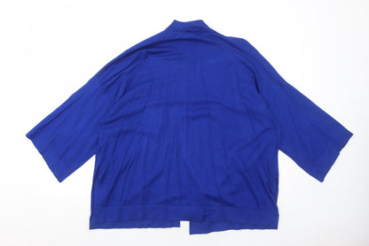 Womens UK Size S Zara Blue Cardigan Jumper