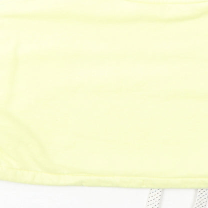 Marks and Spencer Girls Yellow Cotton Pullover Sweatshirt Size 6-7 Years Pullover