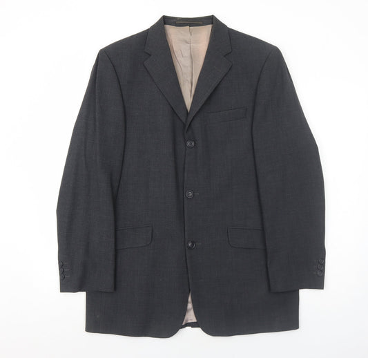 Mens UK Size 40 Milan Regular Grey Suit Jacket