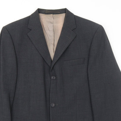 Mens UK Size 40 Milan Regular Grey Suit Jacket