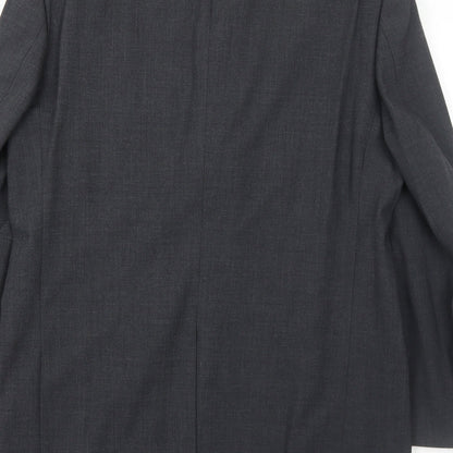 Mens UK Size 40 Milan Regular Grey Suit Jacket