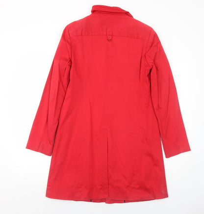 Womens UK Size 12 Savoir Red Overcoat