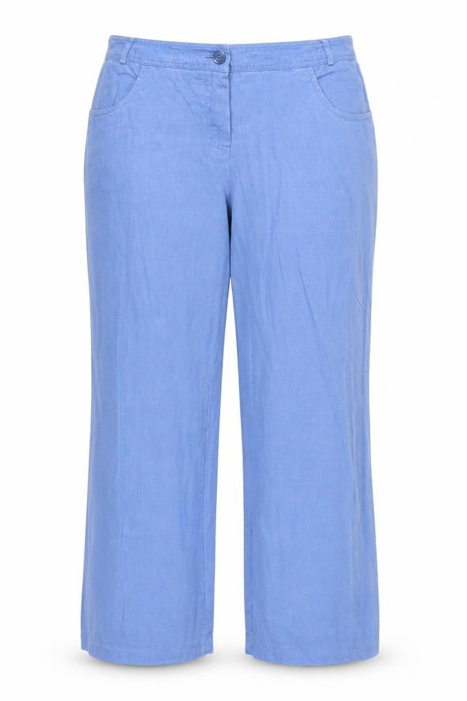 Womens UK Size 16 First Avenue Regular Fit  Blue Trousers