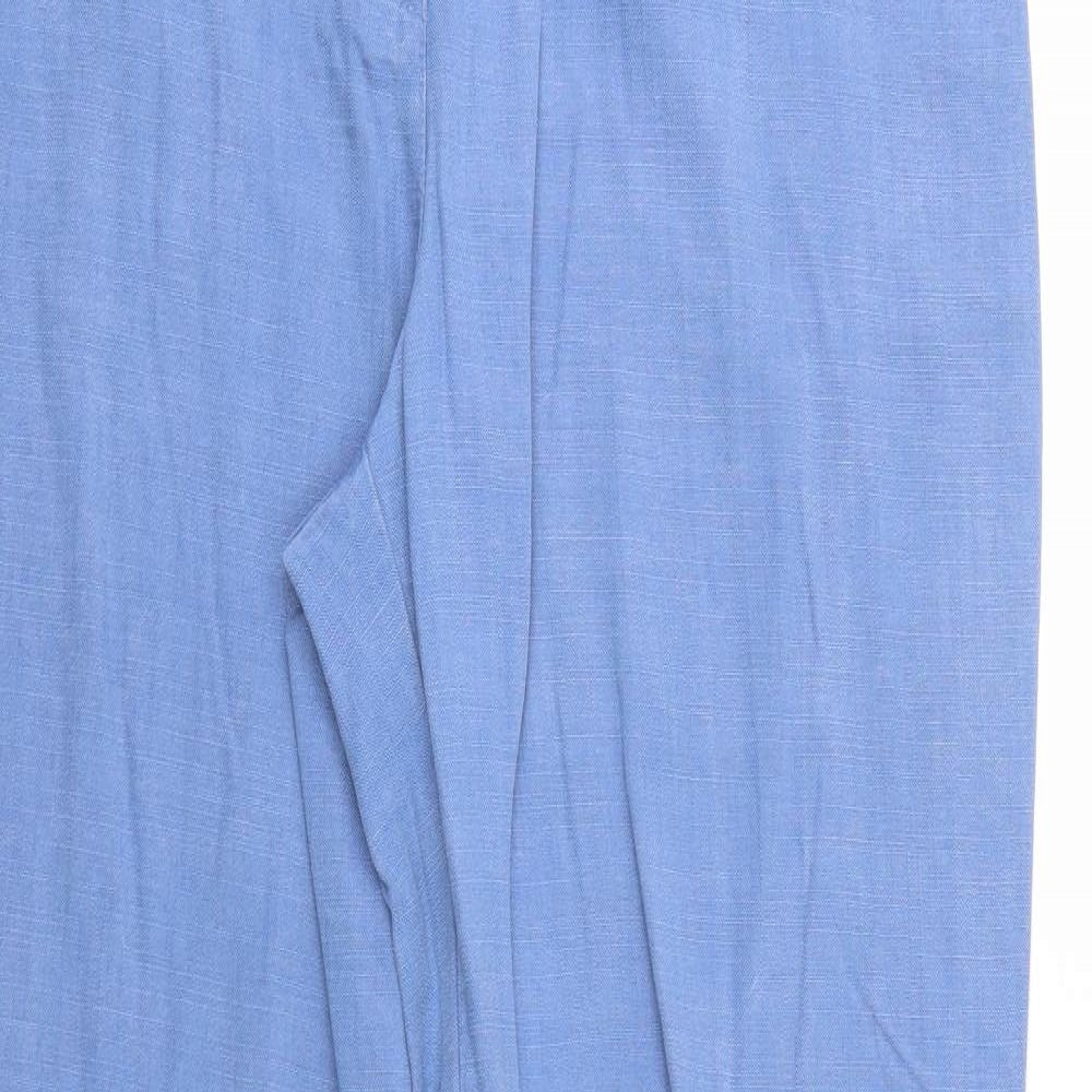 Womens UK Size 16 First Avenue Regular Fit  Blue Trousers