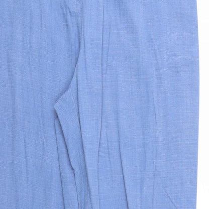 Womens UK Size 16 First Avenue Regular Fit  Blue Trousers
