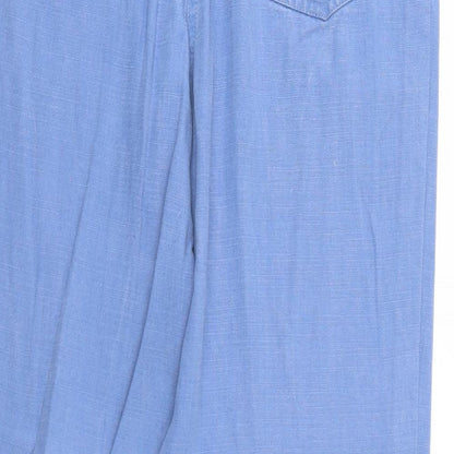 Womens UK Size 16 First Avenue Regular Fit  Blue Trousers