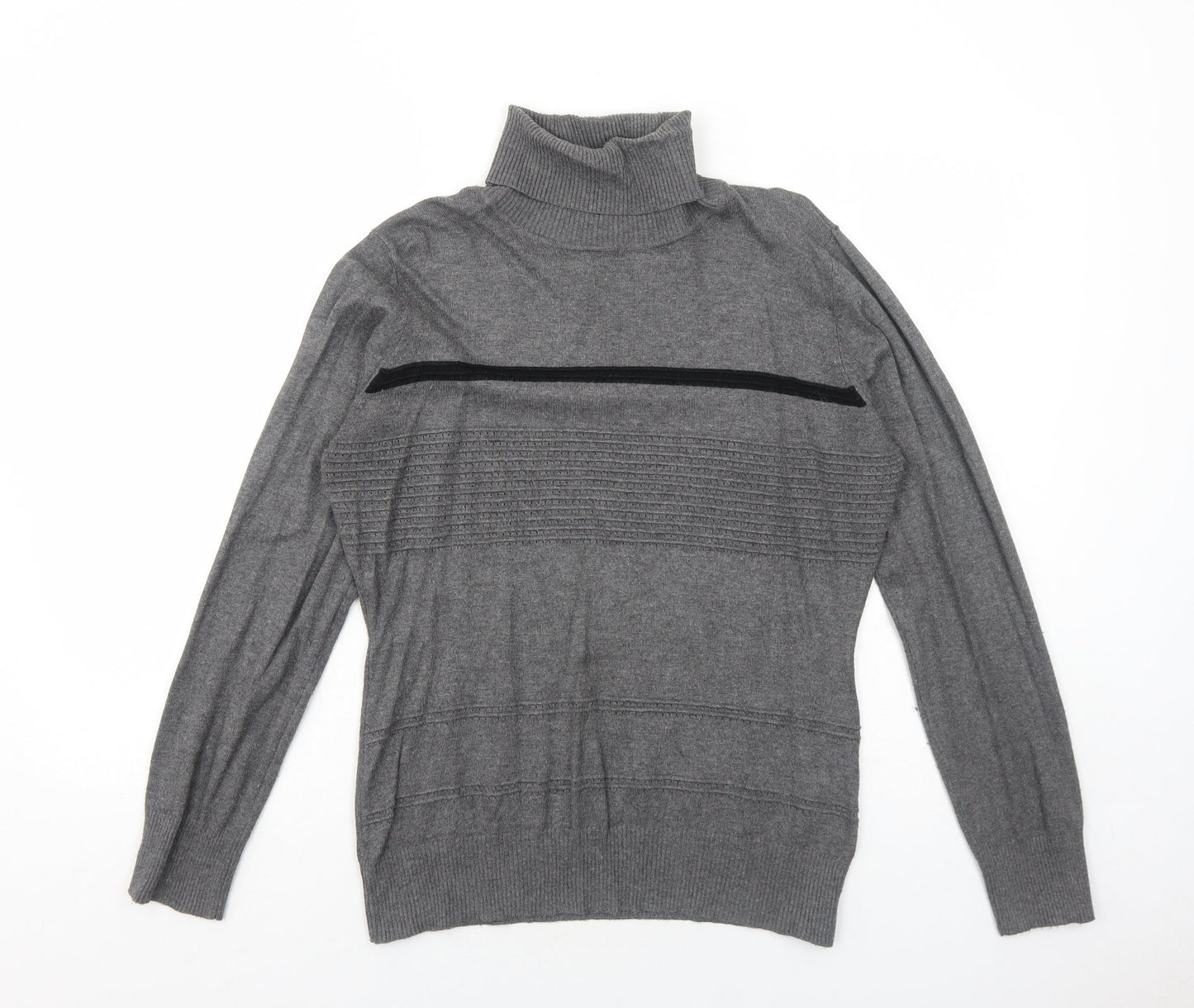 Womens UK Size M Saloos Grey Pullover Jumper