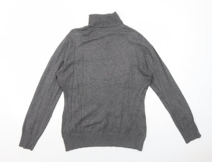 Womens UK Size M Saloos Grey Pullover Jumper