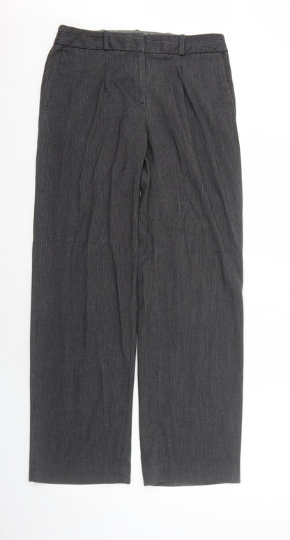 Womens UK Size 10 NEXT Regular Fit  Grey Trousers