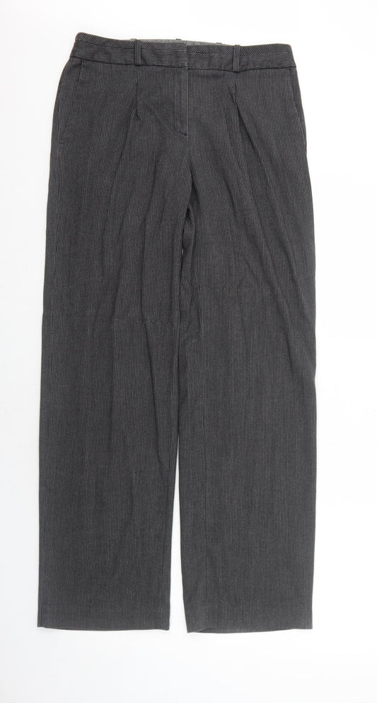 Womens UK Size 10 NEXT Regular Fit  Grey Trousers