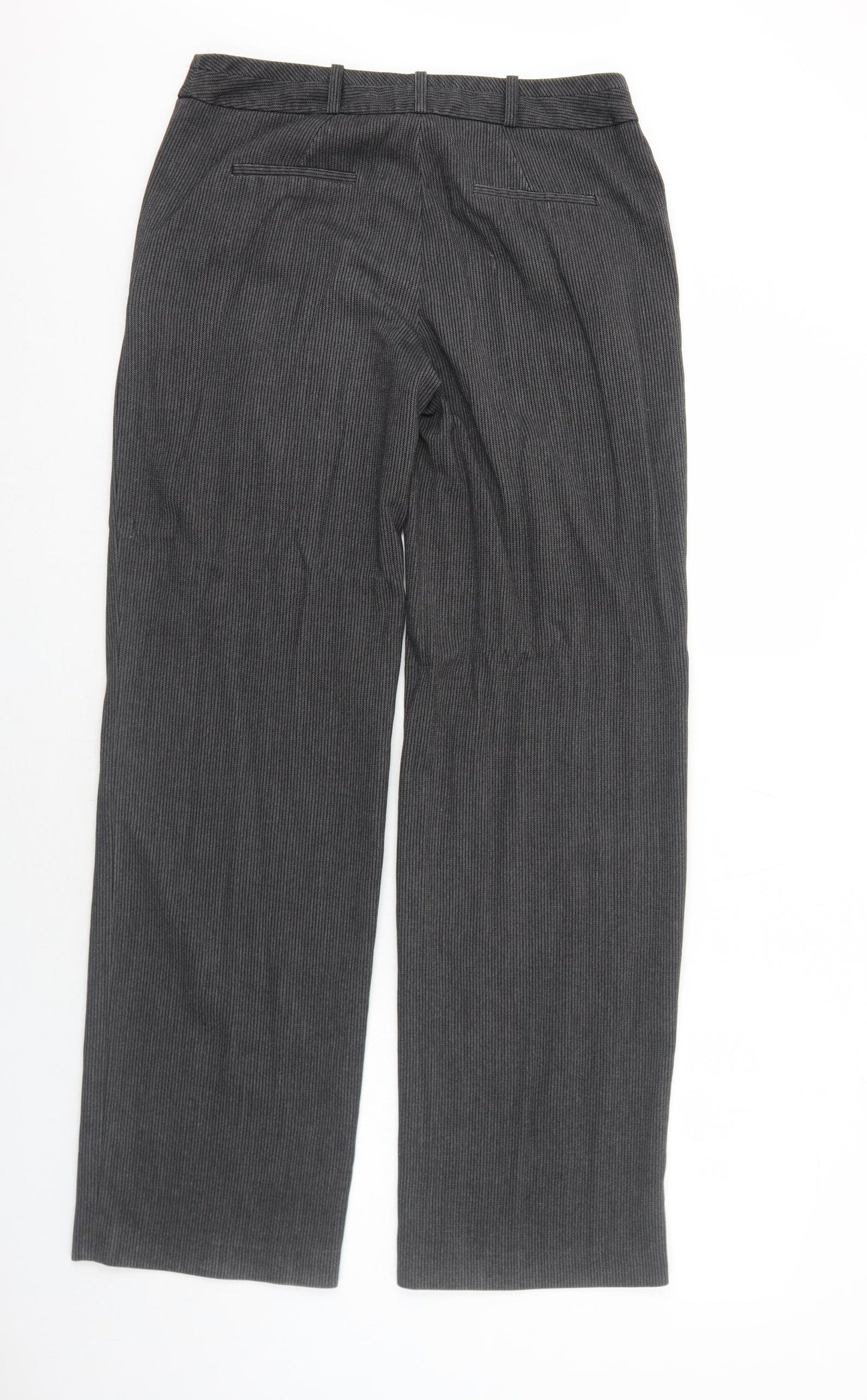 Womens UK Size 10 NEXT Regular Fit  Grey Trousers