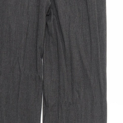 Womens UK Size 10 NEXT Regular Fit  Grey Trousers