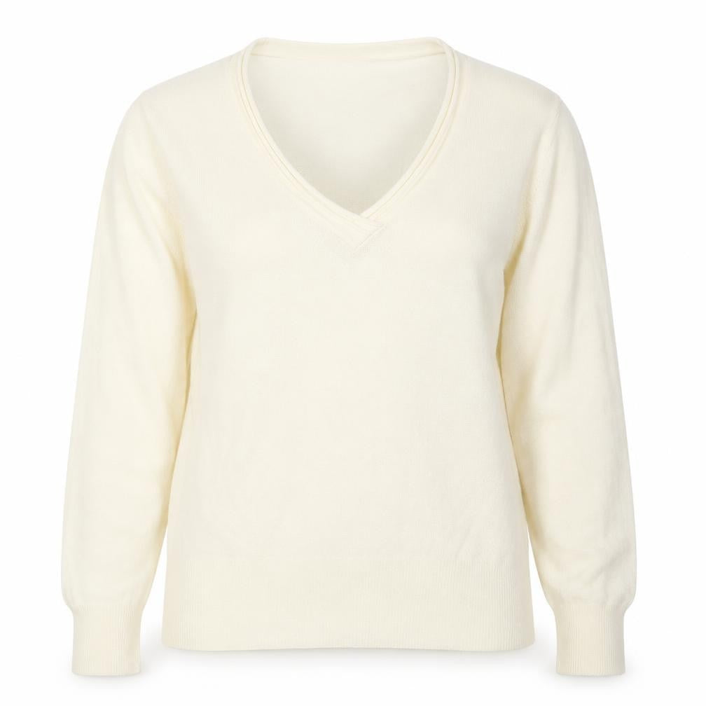 Womens UK Size L M&Co Ivory Pullover Jumper