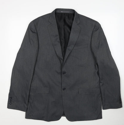 Mens UK Size 42 Charlton Grey Regular Grey Suit Jacket