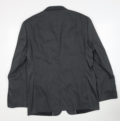 Mens UK Size 42 Charlton Grey Regular Grey Suit Jacket