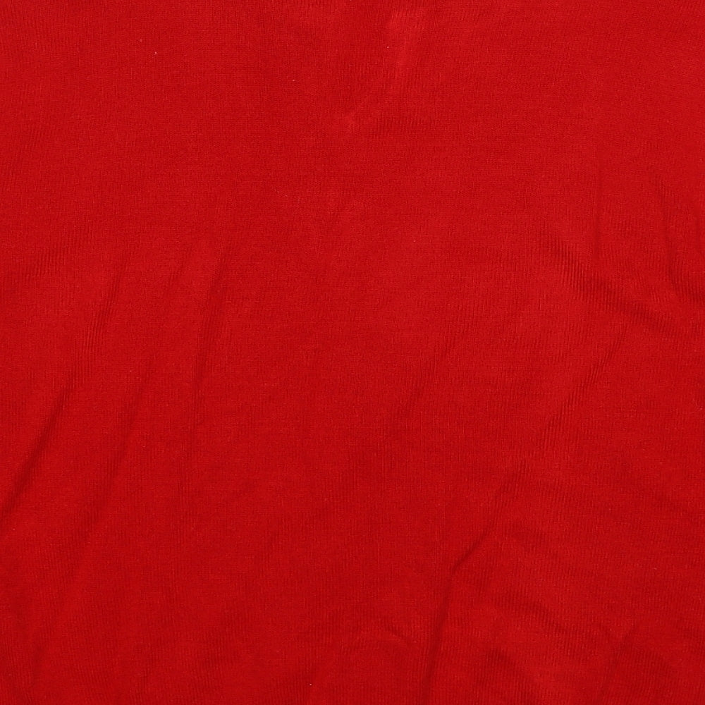 Womens UK Size S Akal Collection Red Pullover Jumper