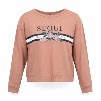 Womens UK Size XS Divided by H&M Beige Pullover Sweatshirt