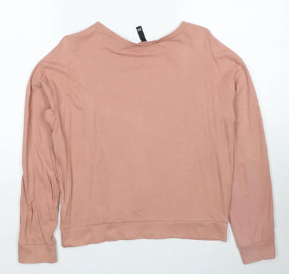 Womens UK Size XS Divided by H&M Beige Pullover Sweatshirt