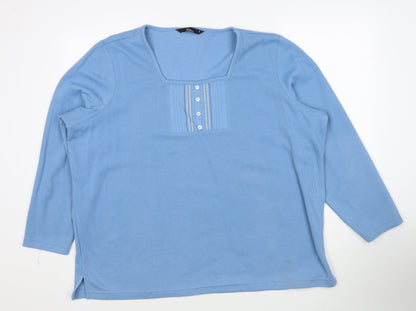 Womens UK Size XL Bonmarché Blue Pullover Jumper