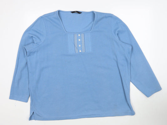 Womens UK Size XL Bonmarché Blue Pullover Jumper