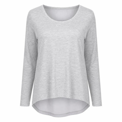 Womens UK Size 6 Selected Grey Basic Blouse