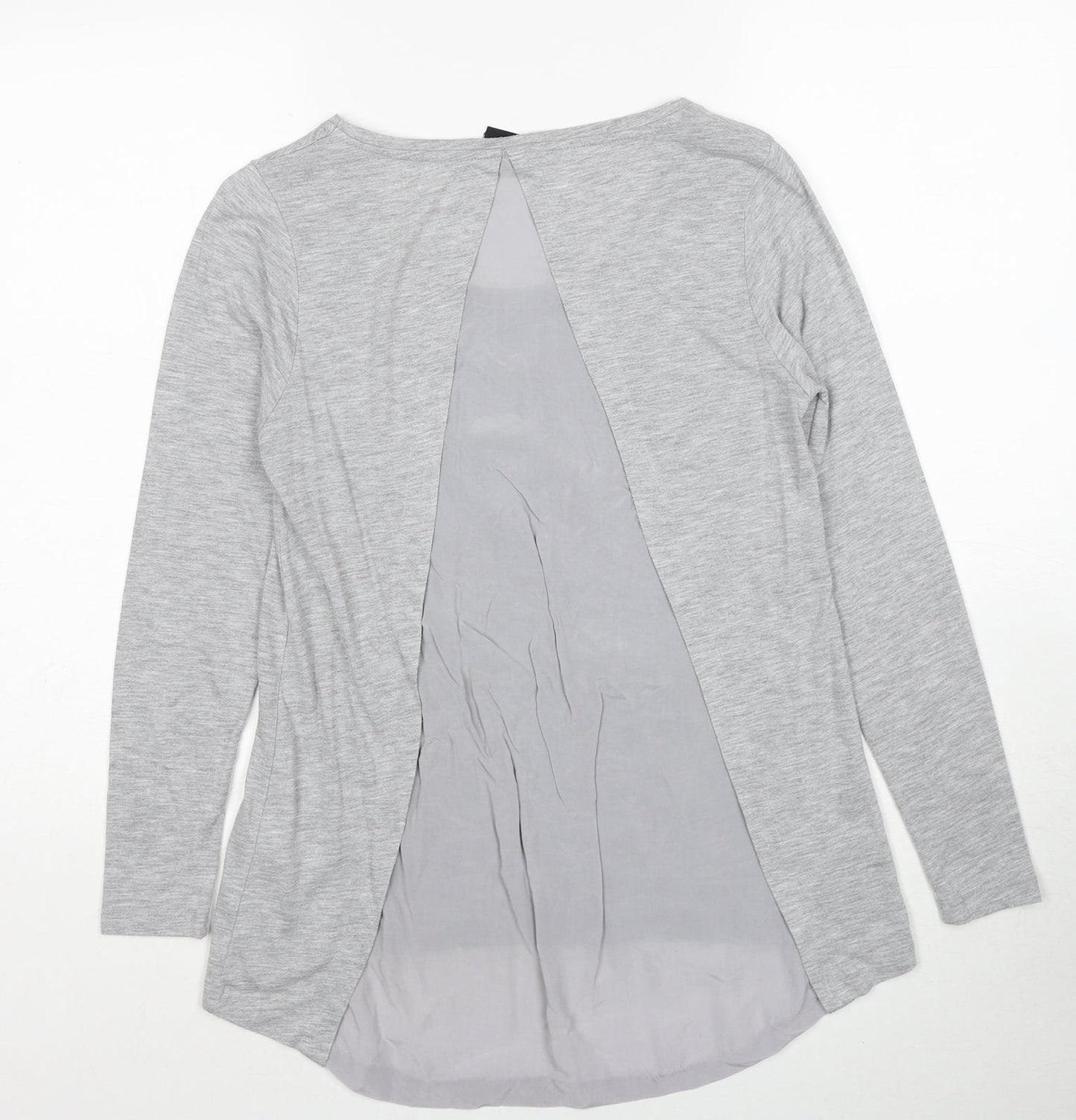 Womens UK Size 6 Selected Grey Basic Blouse
