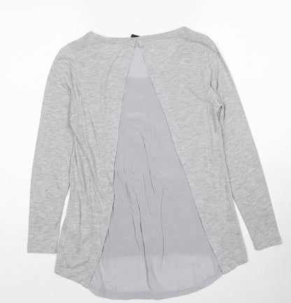 Womens UK Size 6 Selected Grey Basic Blouse