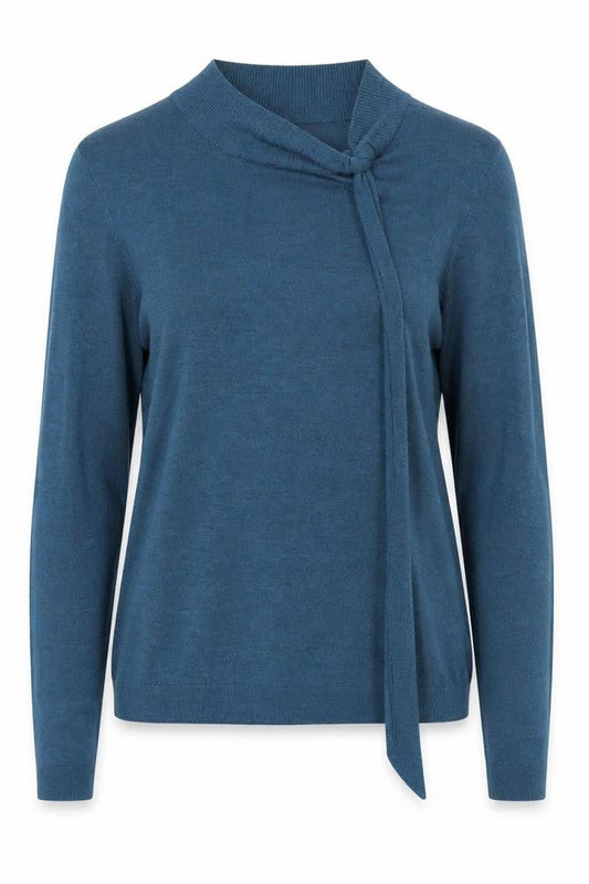 Womens UK Size 6 La Redoute Blue Pullover Jumper