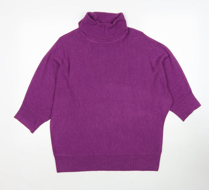 Womens UK Size 10 BHS Purple Pullover Jumper