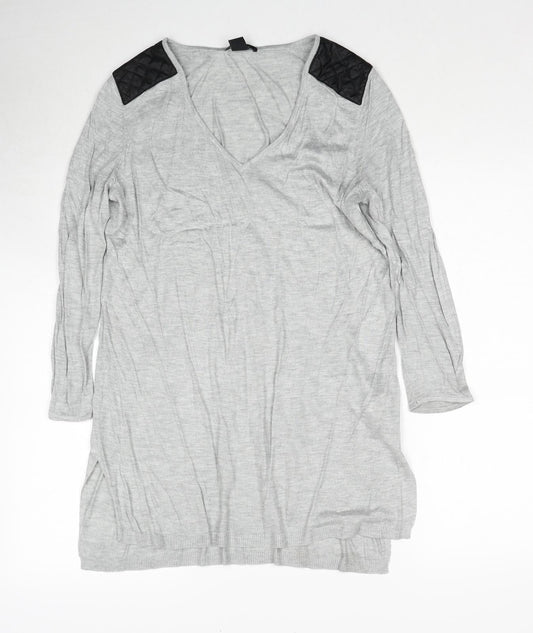 Womens UK Size S H&M Grey Pullover Jumper