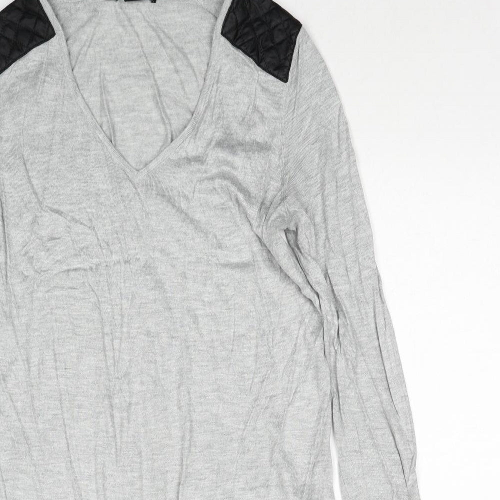Womens UK Size S H&M Grey Pullover Jumper