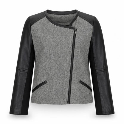 Womens UK Size 12 Atmosphere Black Biker Coat