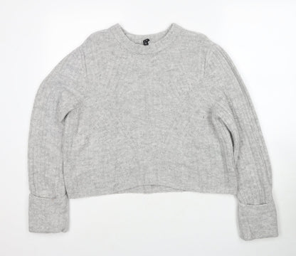 Womens UK Size L Divided by H&M Grey Pullover Jumper