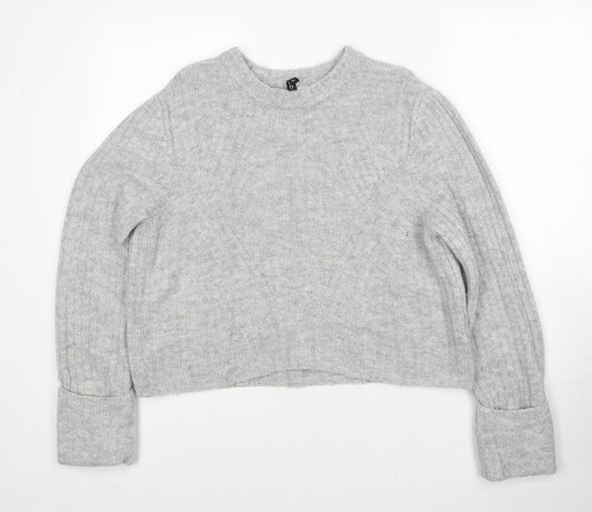 Womens UK Size L Divided by H&M Grey Pullover Jumper