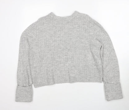 Womens UK Size L Divided by H&M Grey Pullover Jumper