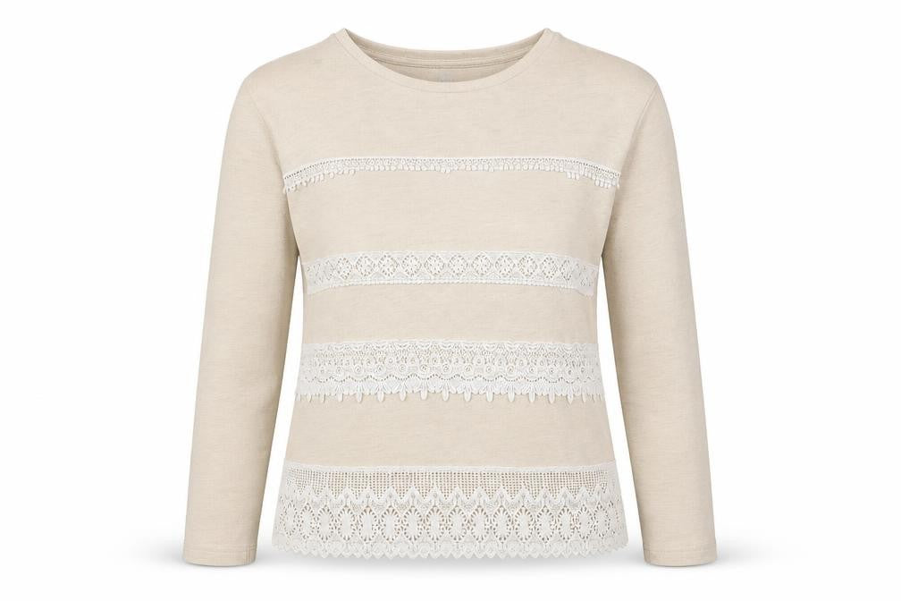 Womens UK Size XS Stradivarius Beige Pullover Jumper