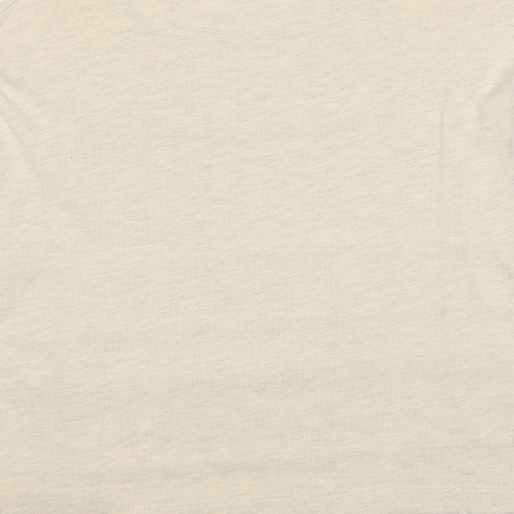 Womens UK Size XS Stradivarius Beige Pullover Jumper